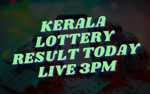 kerala lottery result today live 3pm